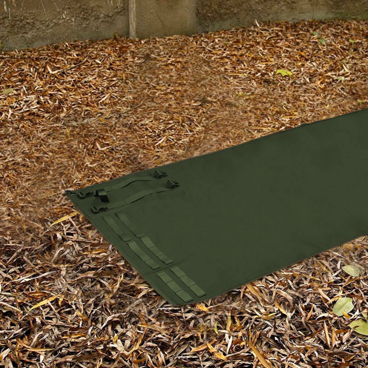 Camping Mat Opvouwbaar 75 x 200cm Donker Groen