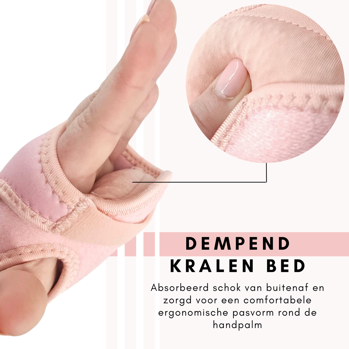 Polsbrace met Kralenbed