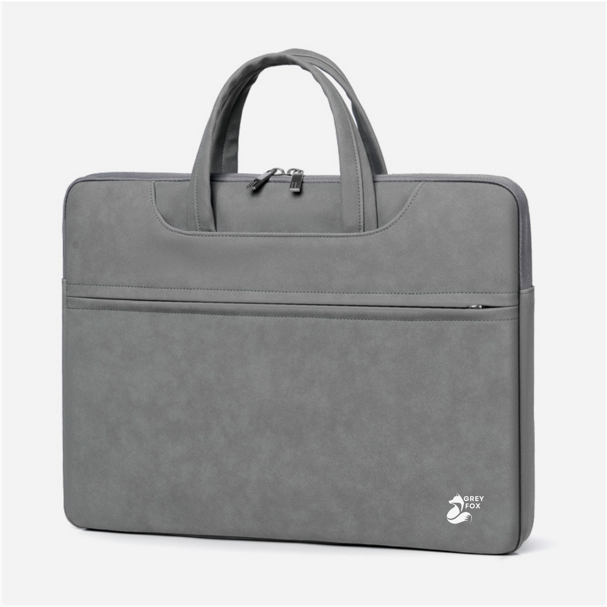 PU Leren Laptophoes Grijs