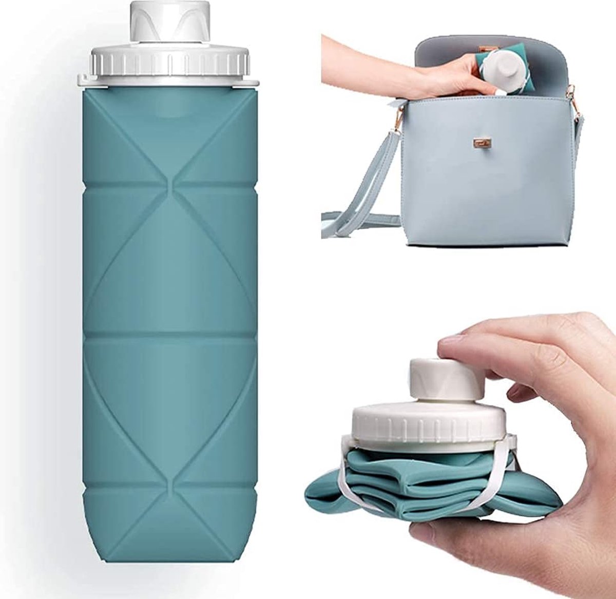 Opvouwbare Waterfles 0.6 Liter