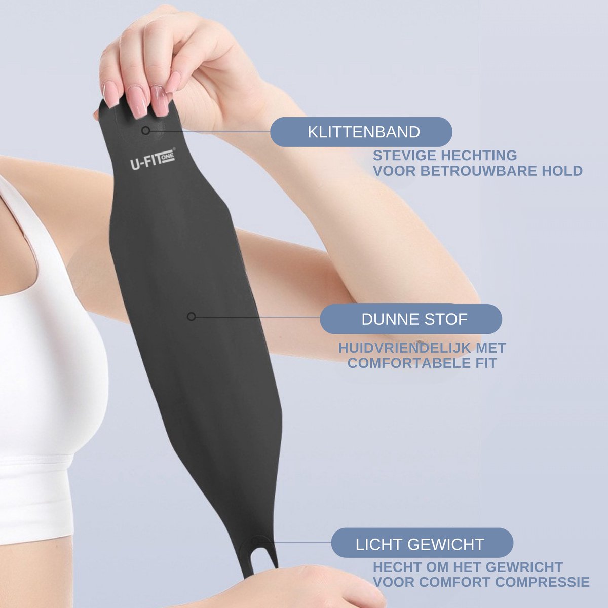 Wrist Wraps 1 Paar Zwart