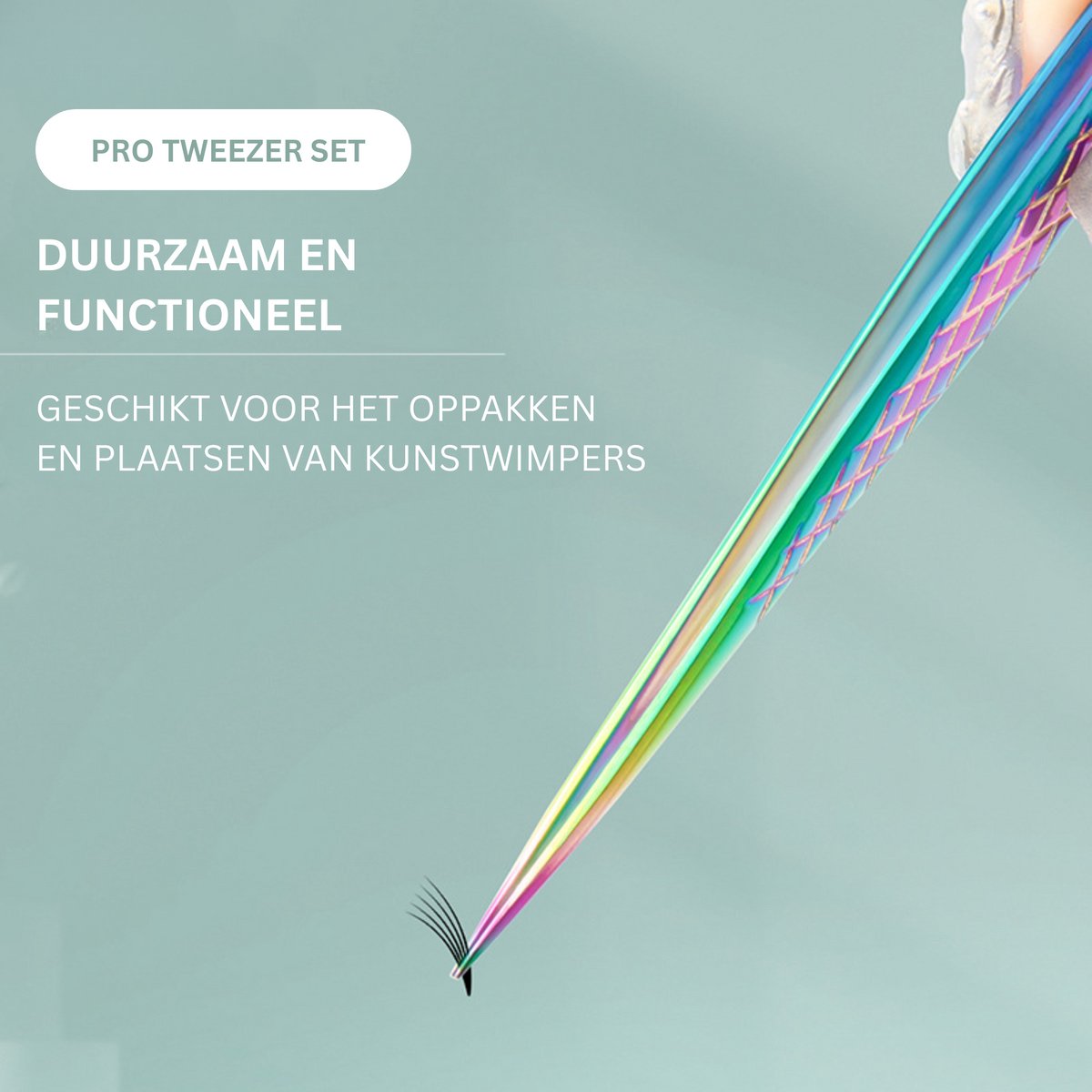 Wimperextension Pincet Set