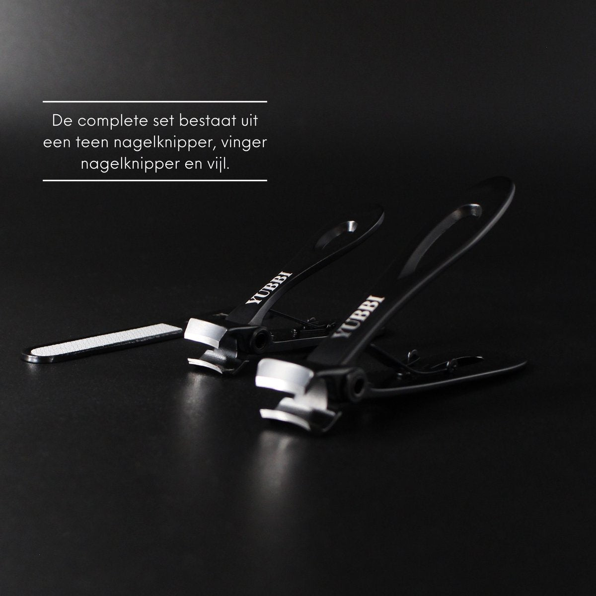 Nagelknipper Set Zwart