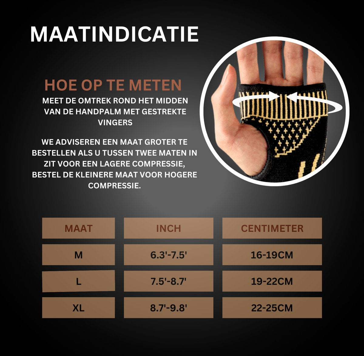 Pols Brace Copper 1 Paar