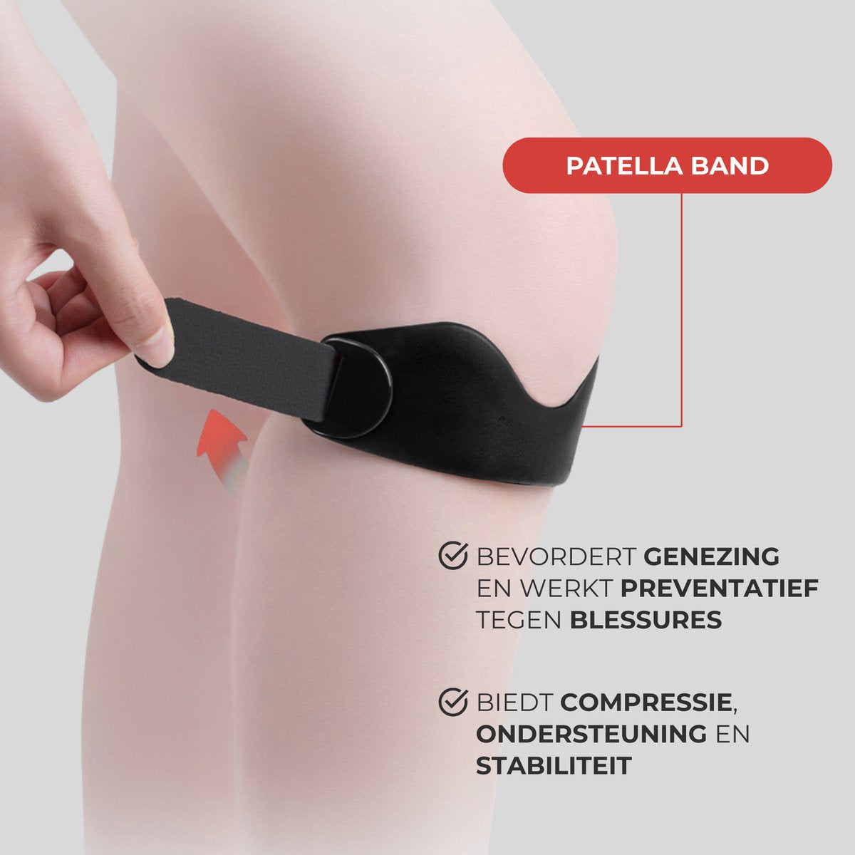 Patellaband Silicon 1 Paar