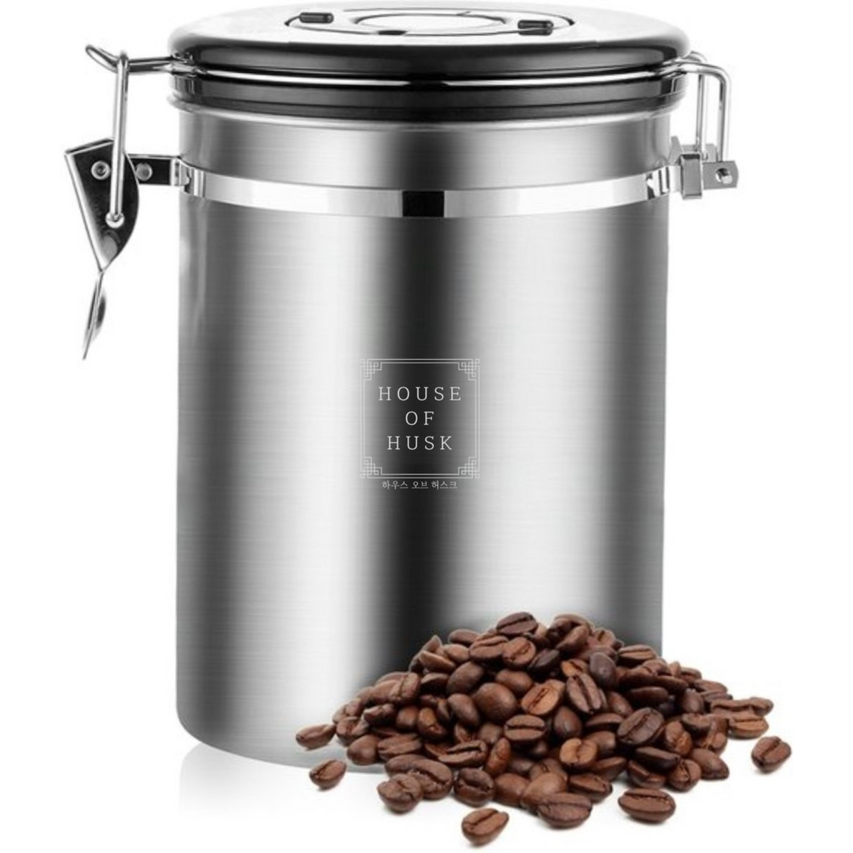 Koffieblik met CO² Ventilatie Zilver