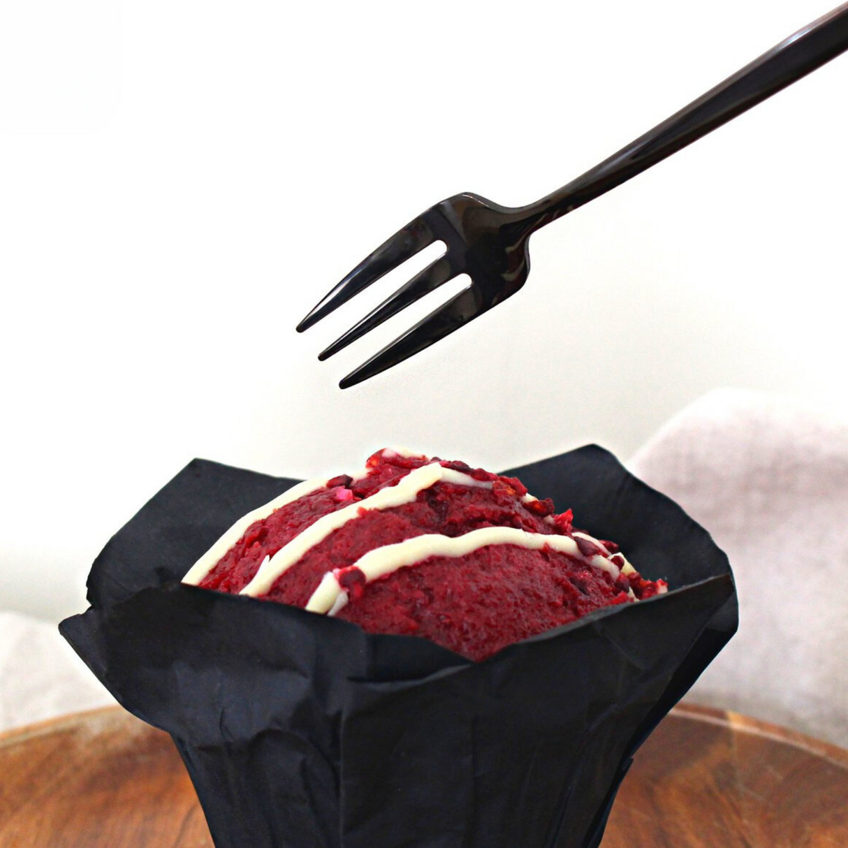 Gebaksvorken 12 Stuks Zwart