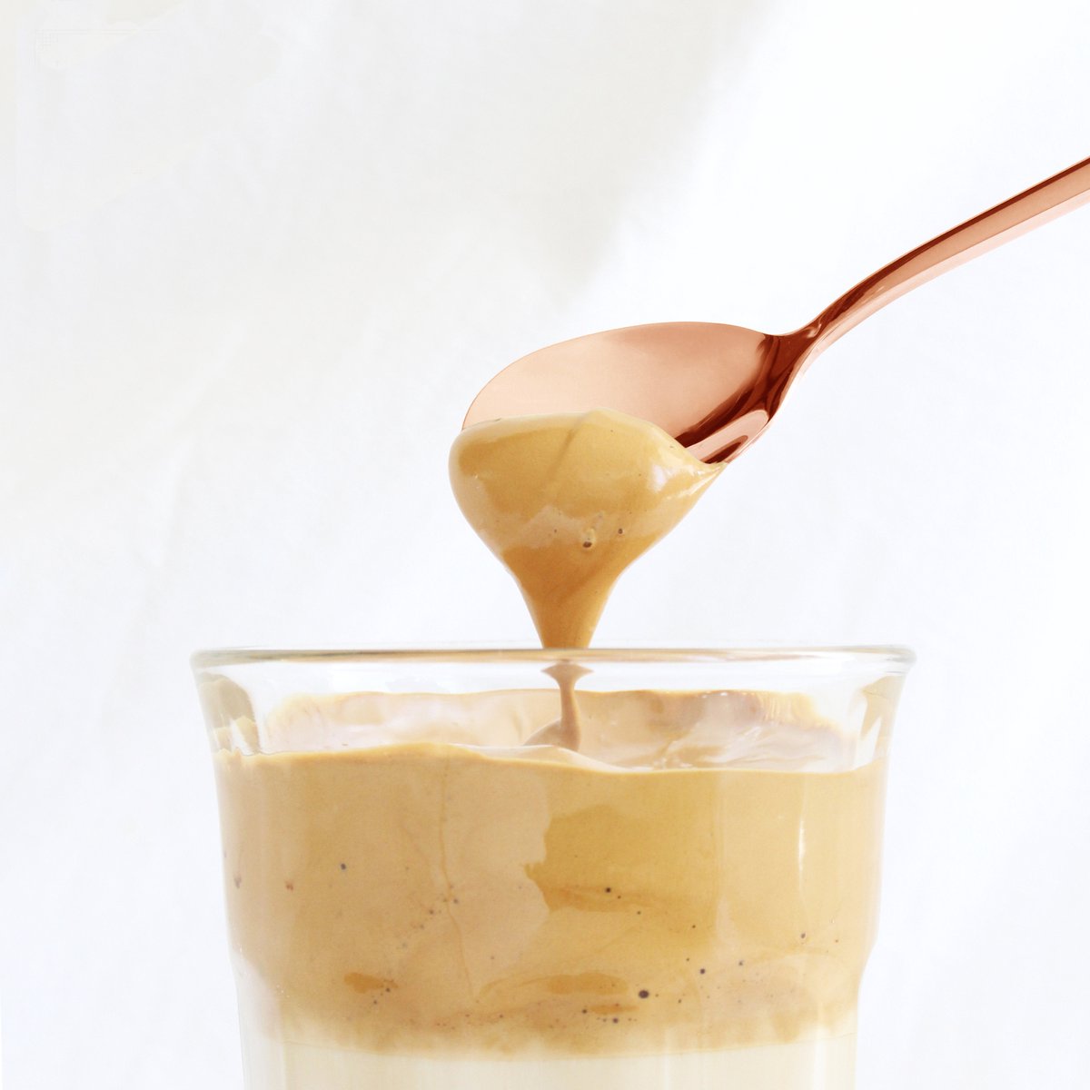 Macchiato Lepels 20cm Rose Goud 6 Stuks