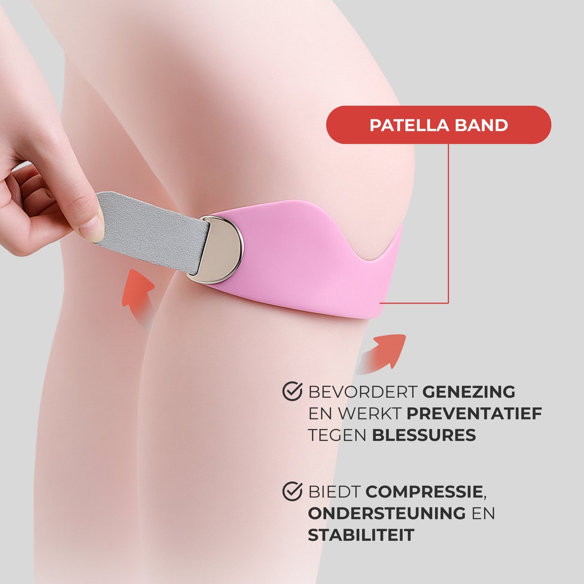 Patellaband Silicon 1 Paar