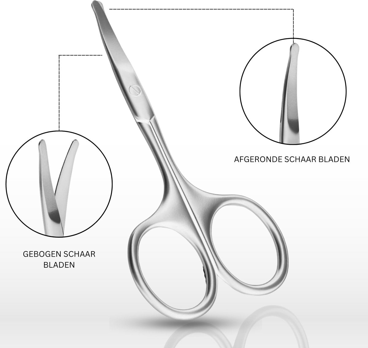 Neusschaartjes Zilver 2 Stuks