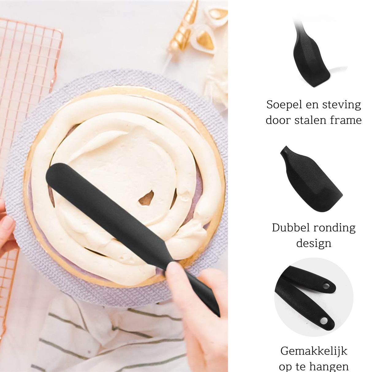 Siliconen Spatel Set