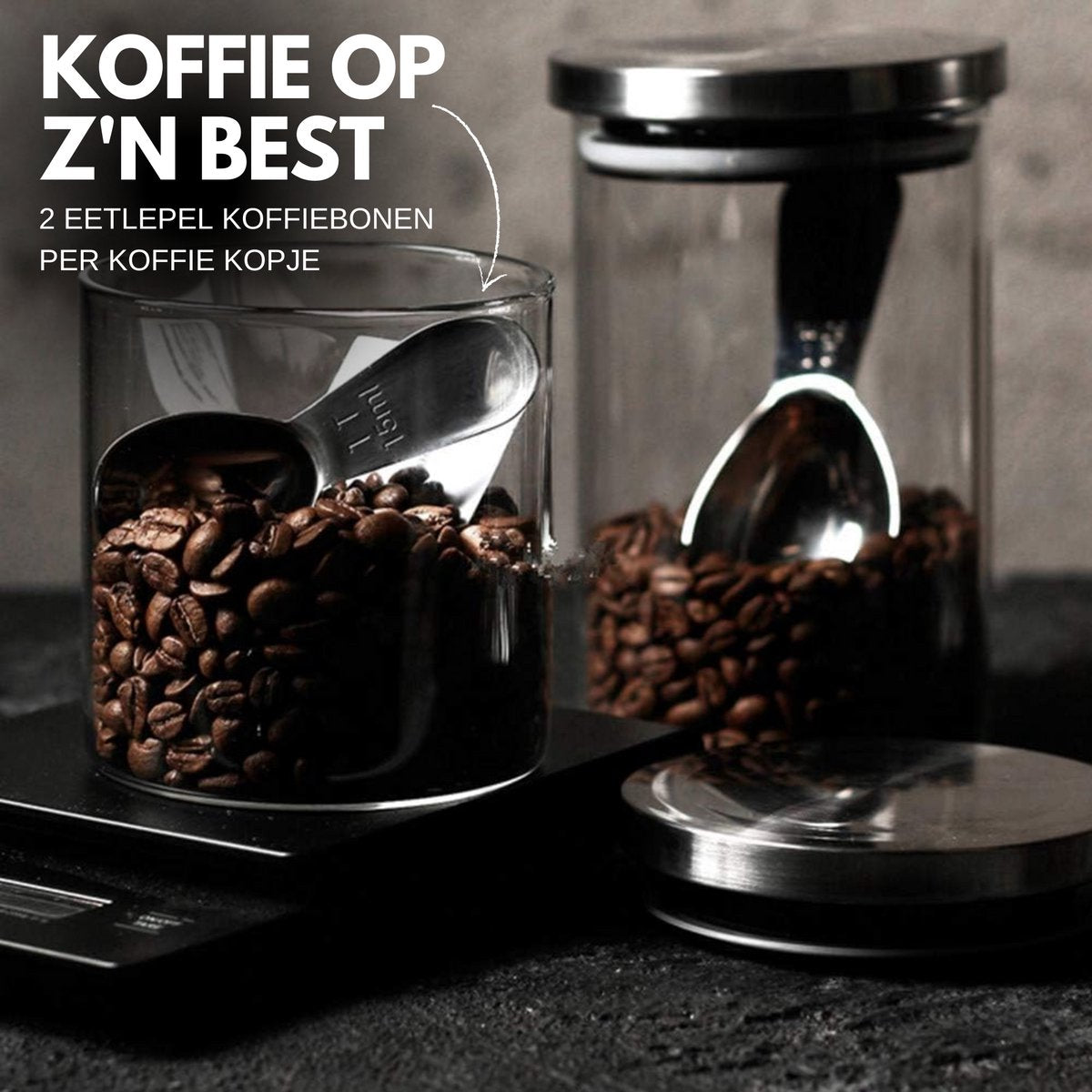 Koffie Maatlepel Set