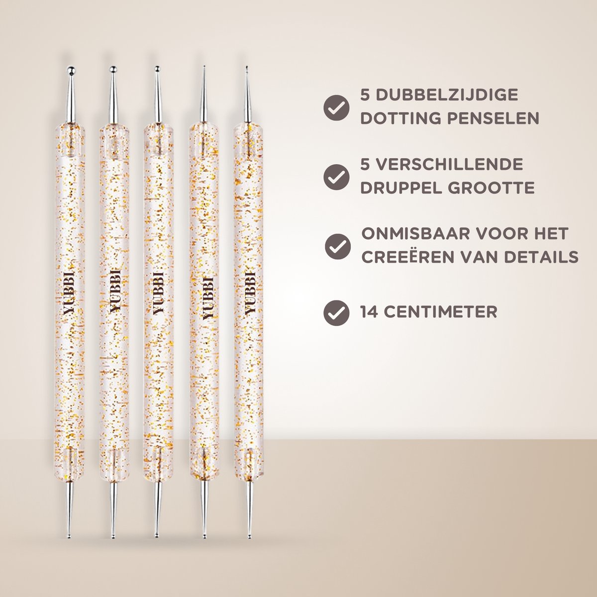 12 delige Nail Art Penselen Set