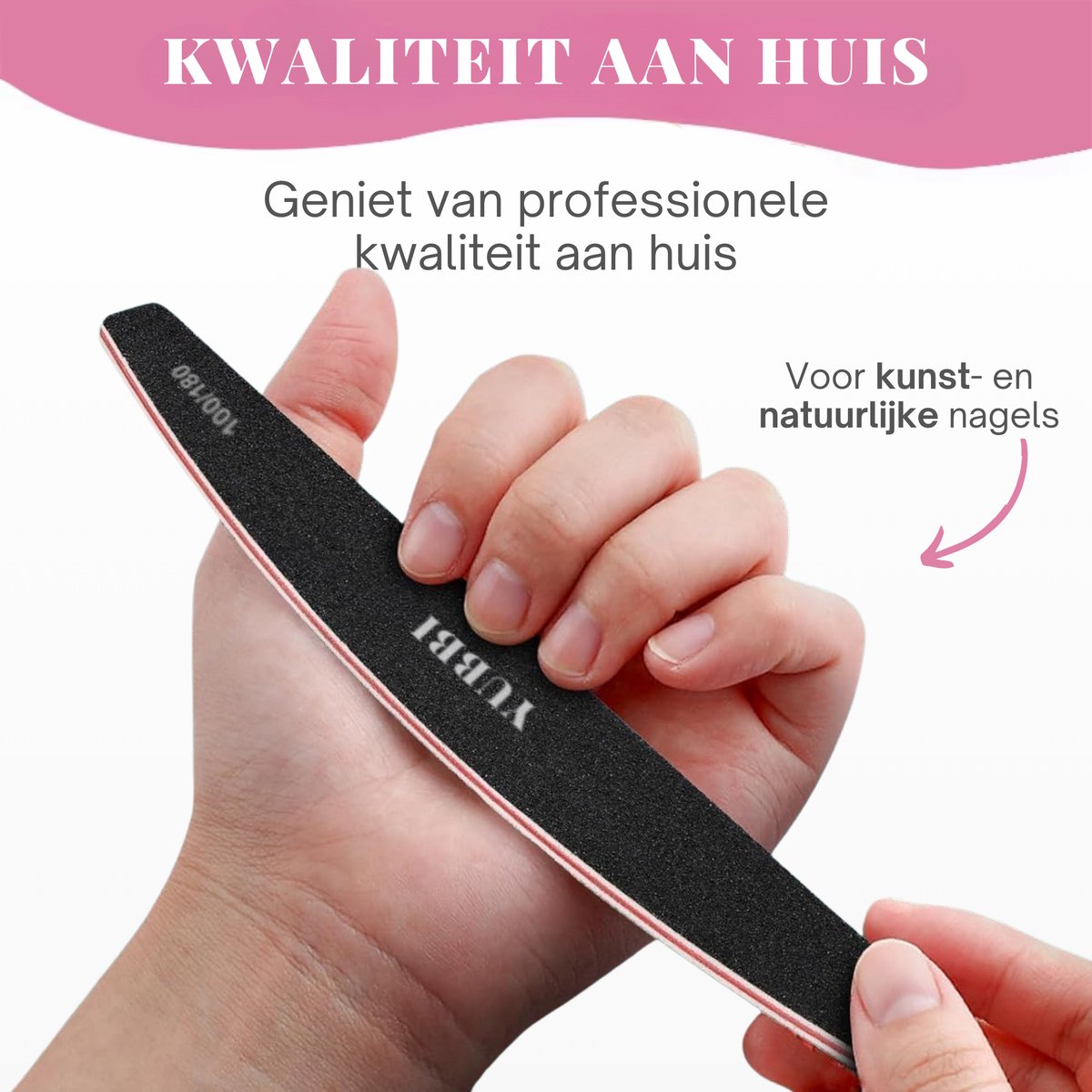 Zebra Nagelvijl Zwart Maan 20 Stuks