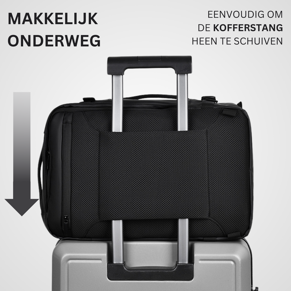 Handbagage Rugzak 15.6inch 39L Groen