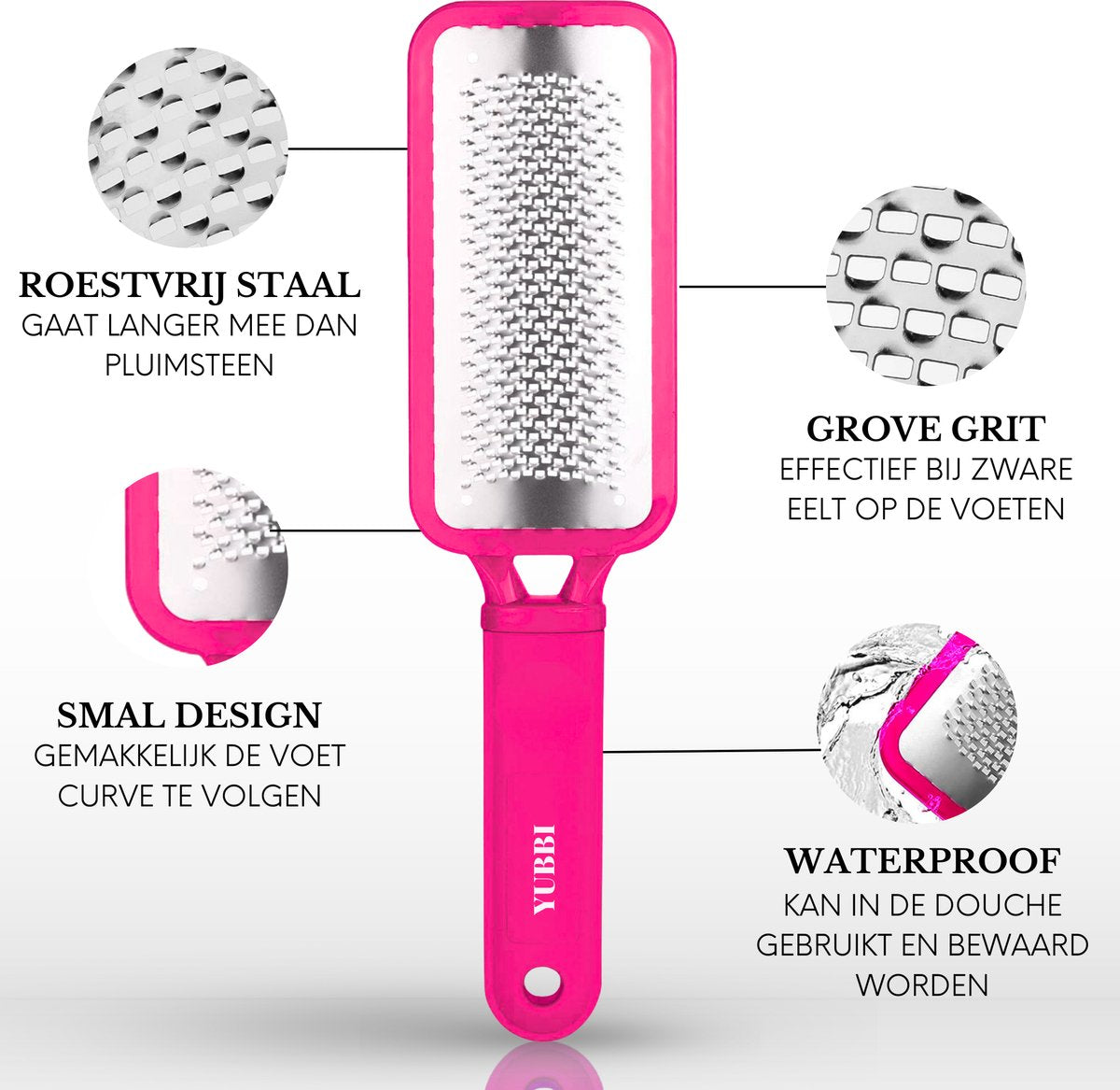 Voetvijl Eeltverwijderaar Roze