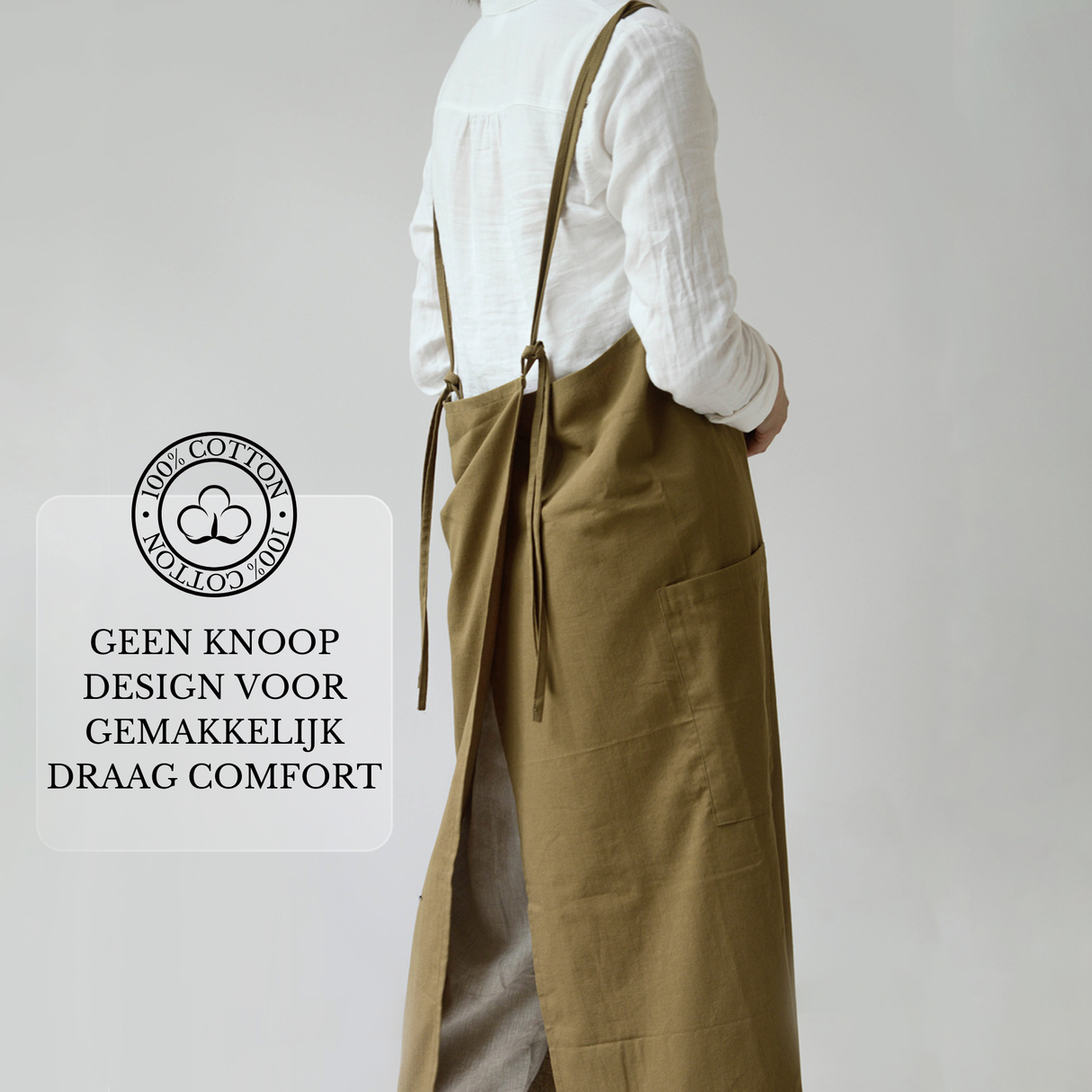 Keukenschort 'Lennie' Groen