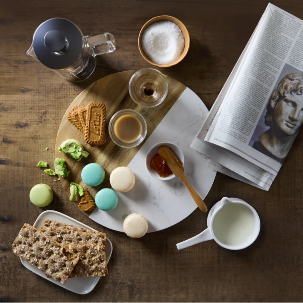 Serveerplank Marmer Look