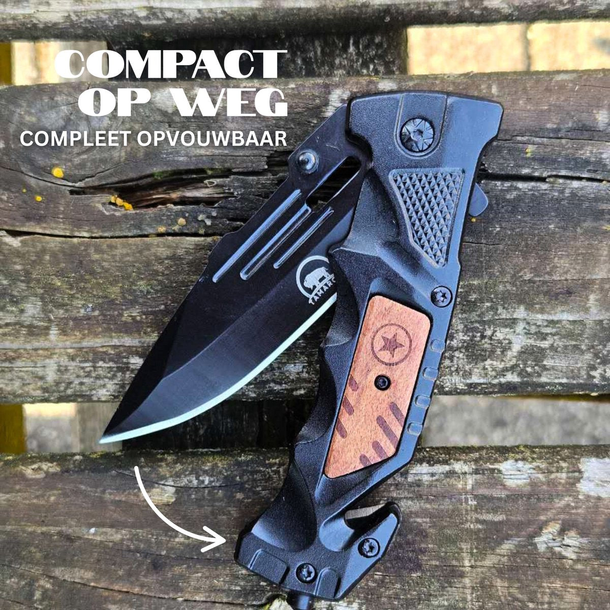 Opvouwbaar Zakmes Hout