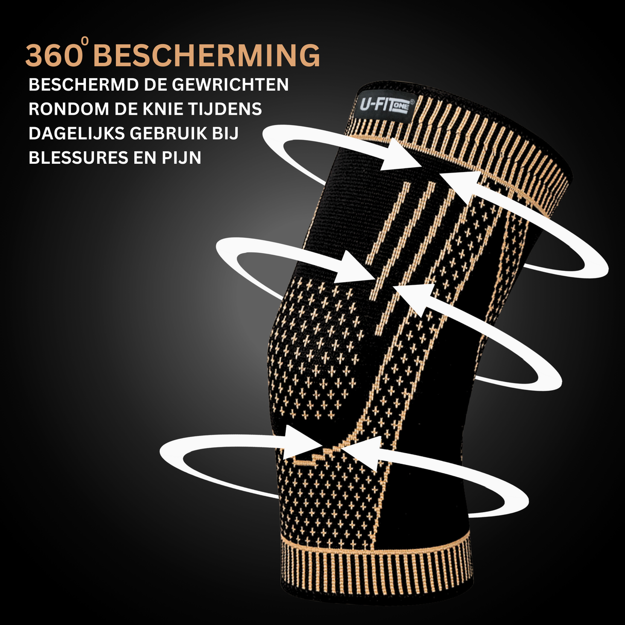 Knie Brace Koper 1 Paar