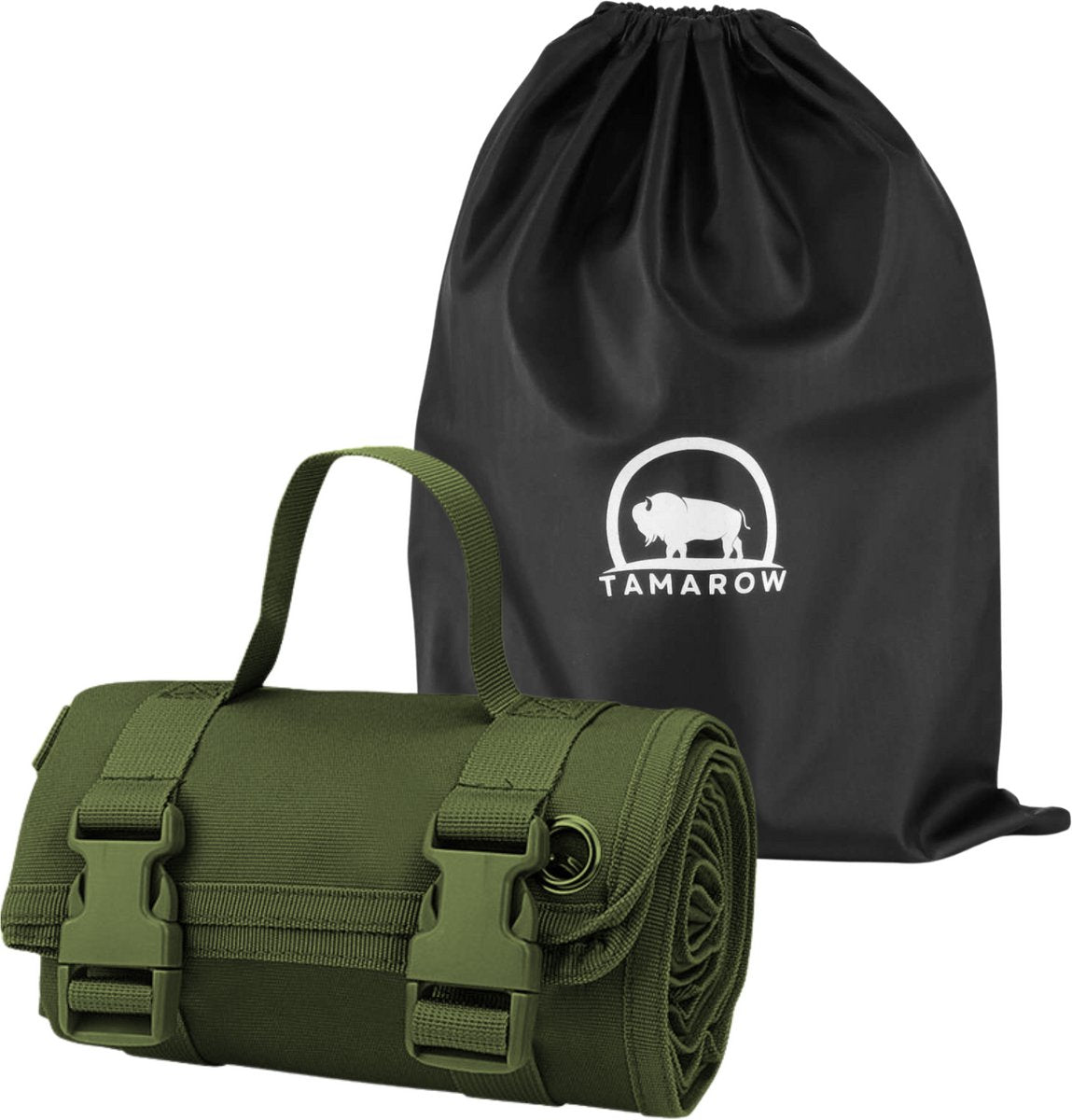 Camping Mat Opvouwbaar 75 x 200cm Donker Groen