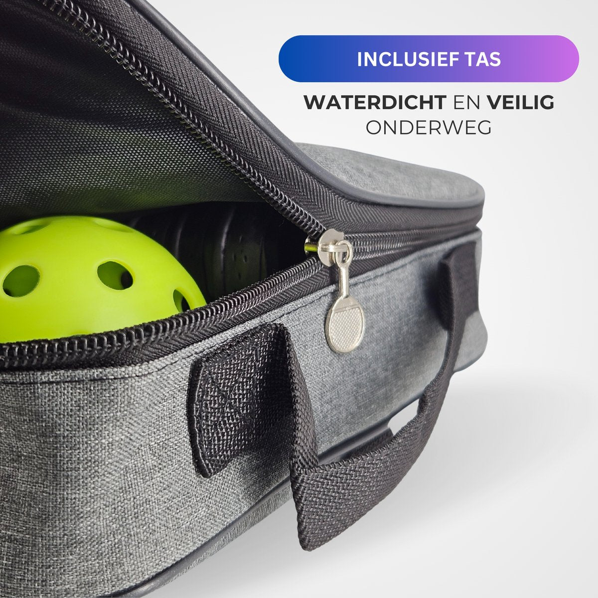 Pickleball Set met Ballen Paars