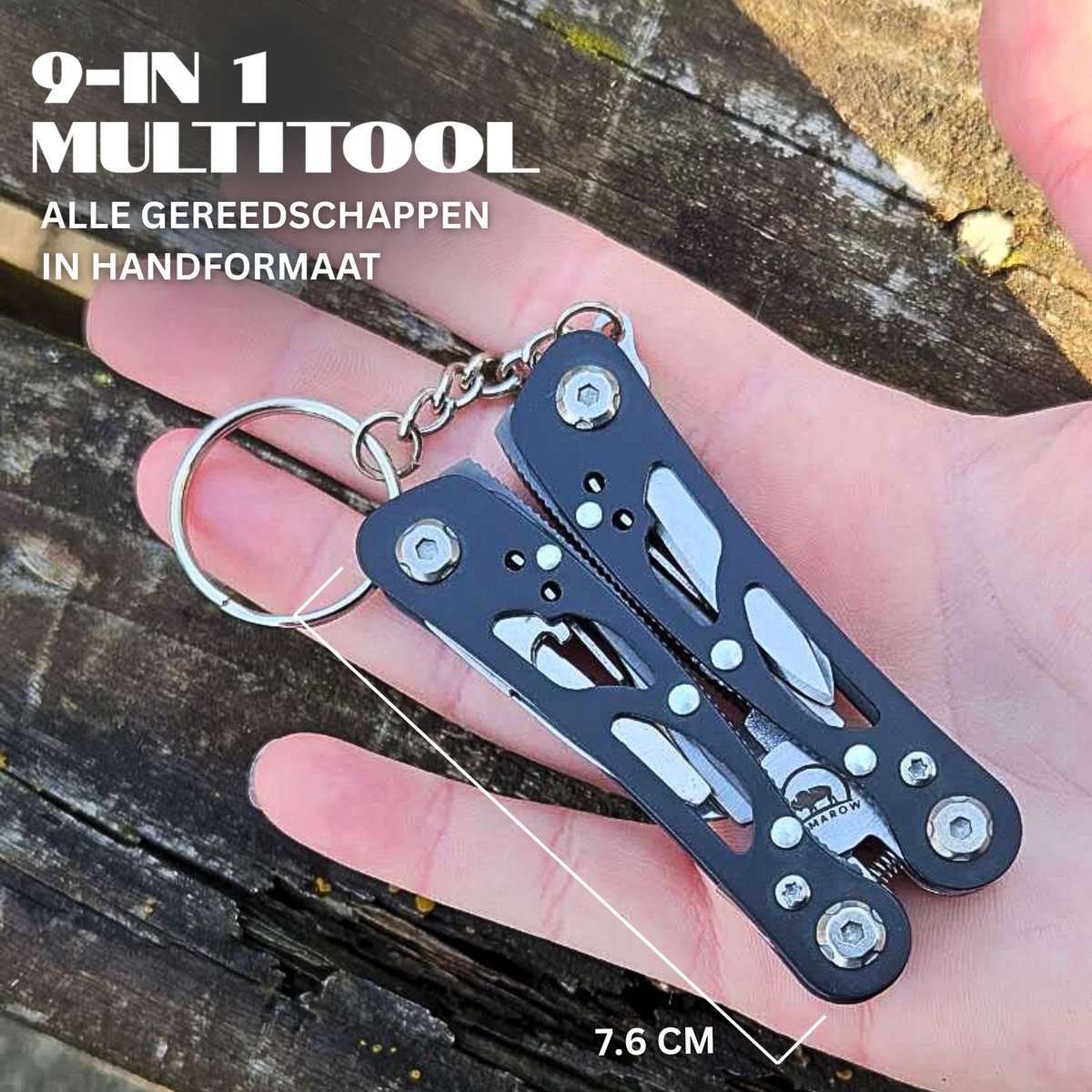 9-in-1 Multifunctioneel Mini Zakmes