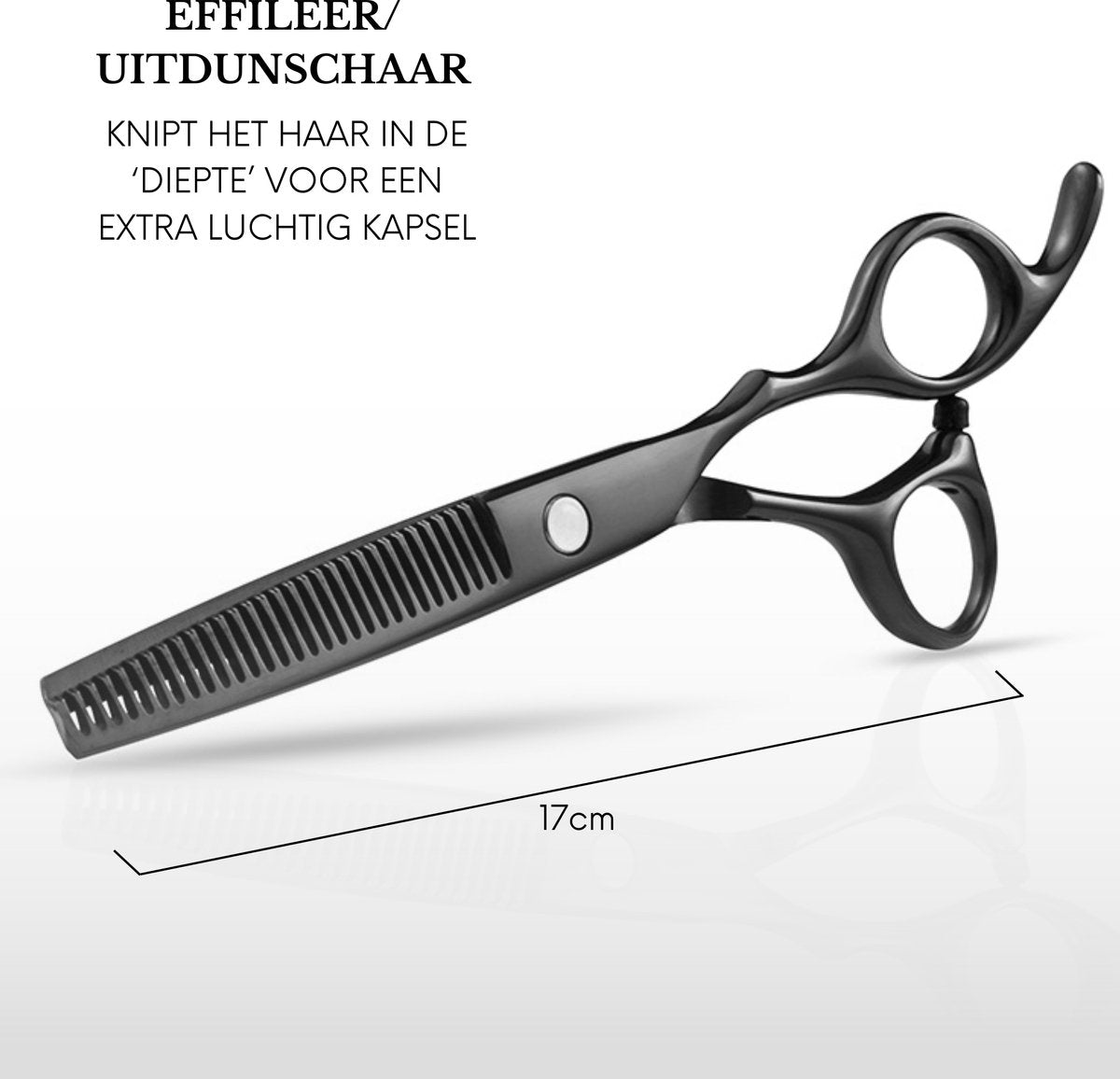 Kappersscharen Set 2-delig Zwart