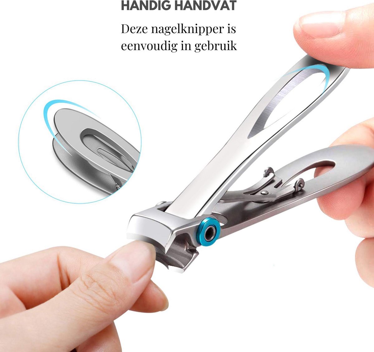 Nagelknipper Set Zilver