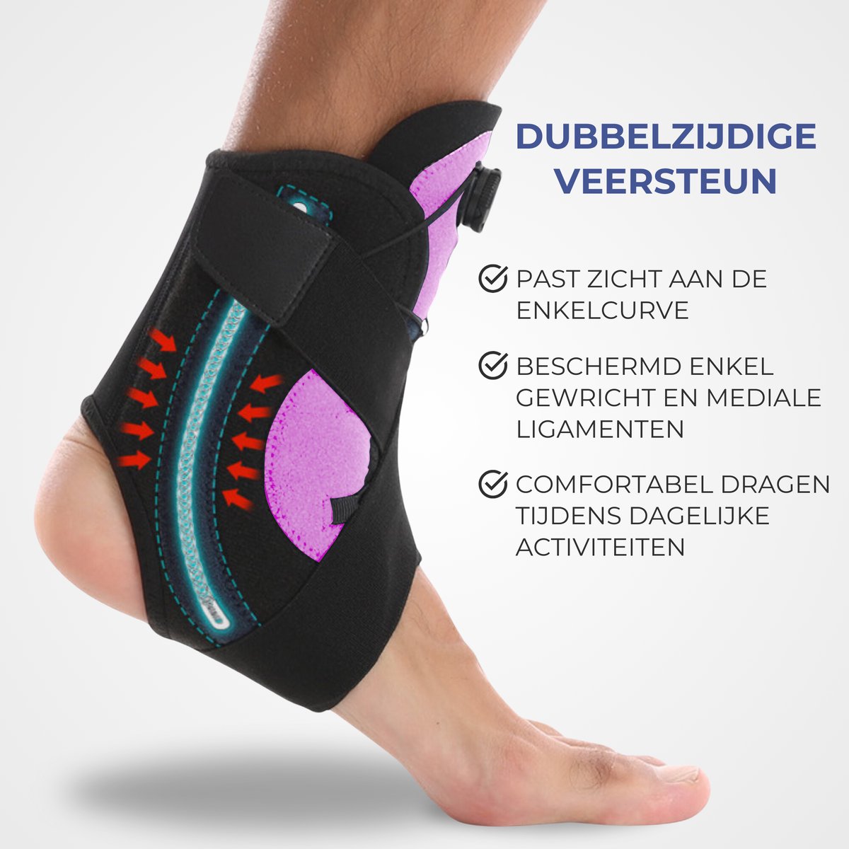 Enkelbrace 1 Stuk Roze