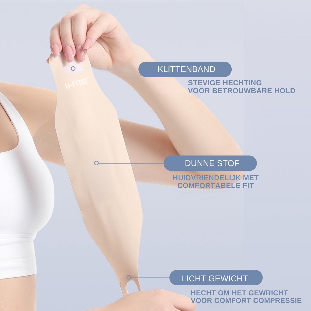 Wrist Wraps 1 Paar Beige