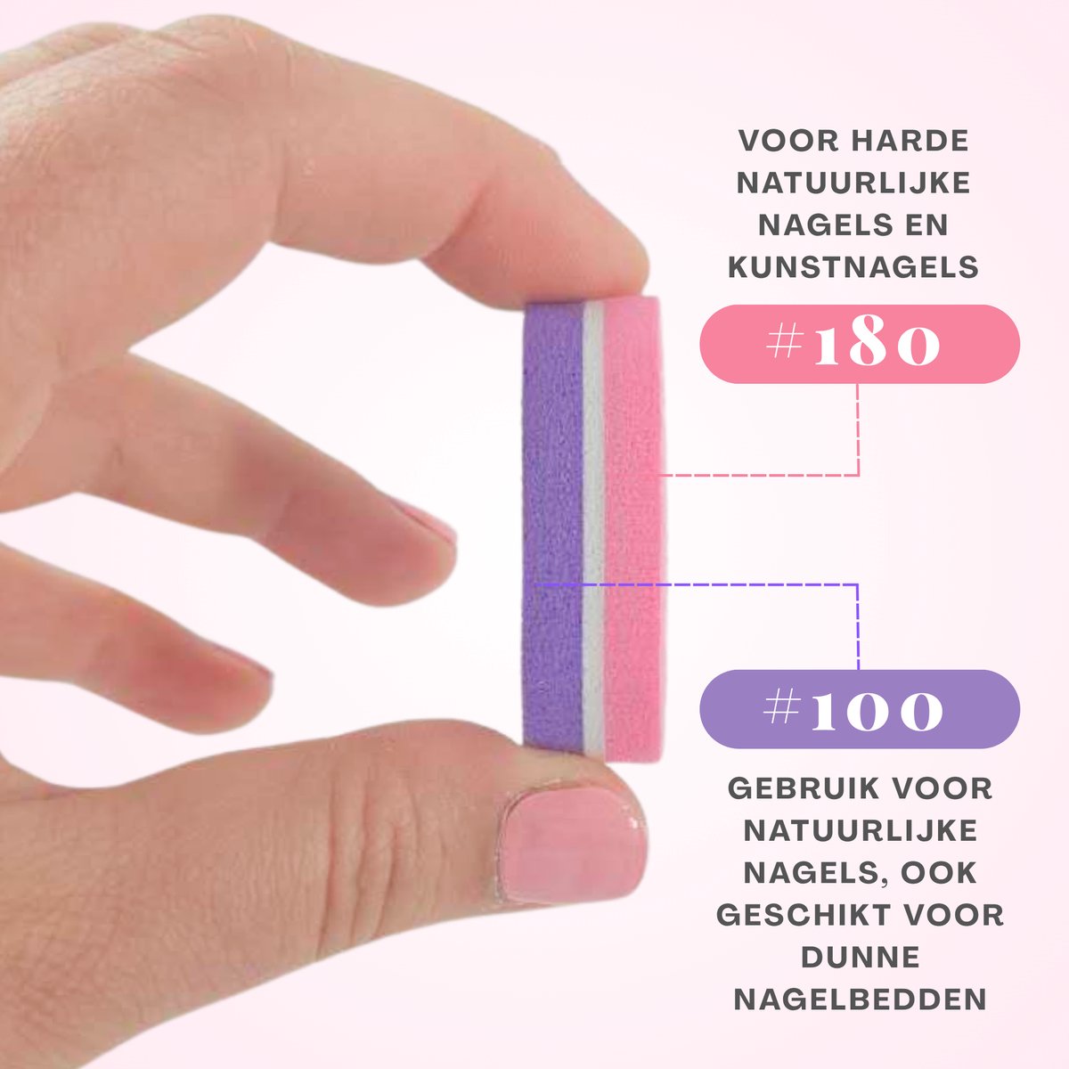 Mini Buffer Nagelvijlen 50 Stuks