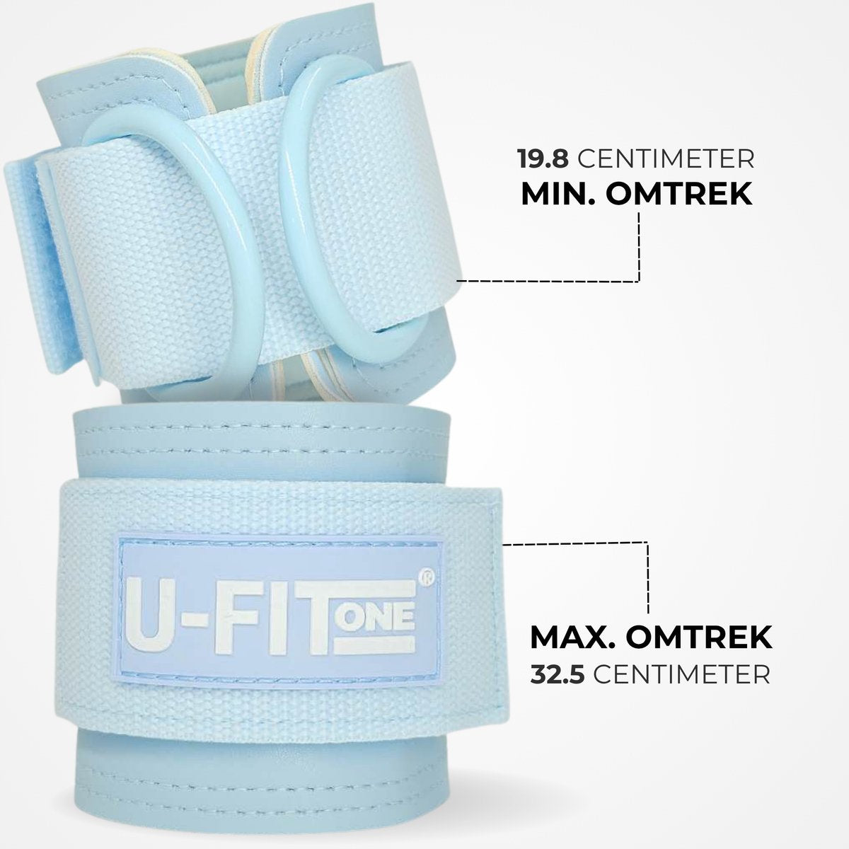 Ankle Straps Licht Blauw