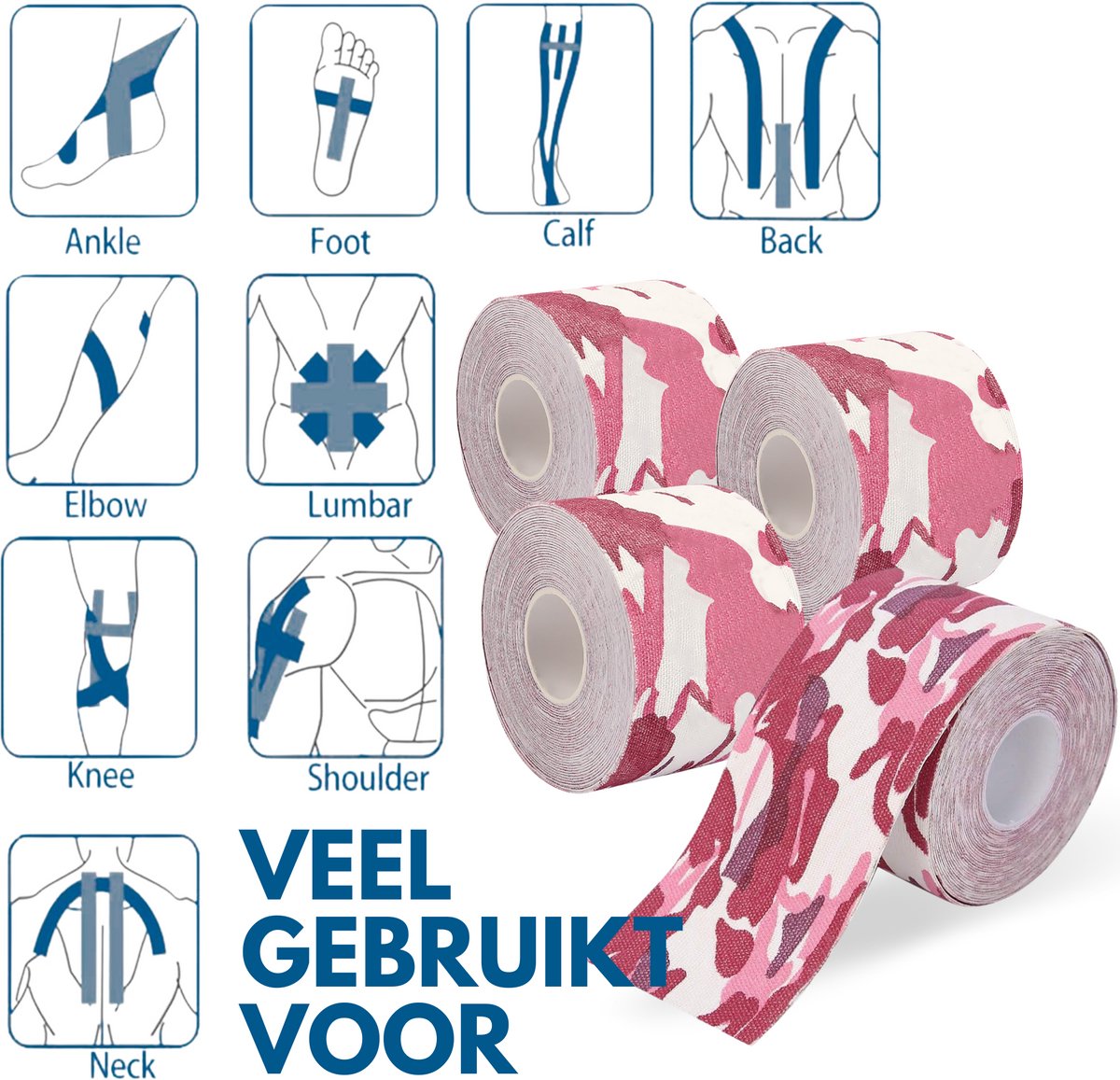 Kinesiotape 4 Rollen