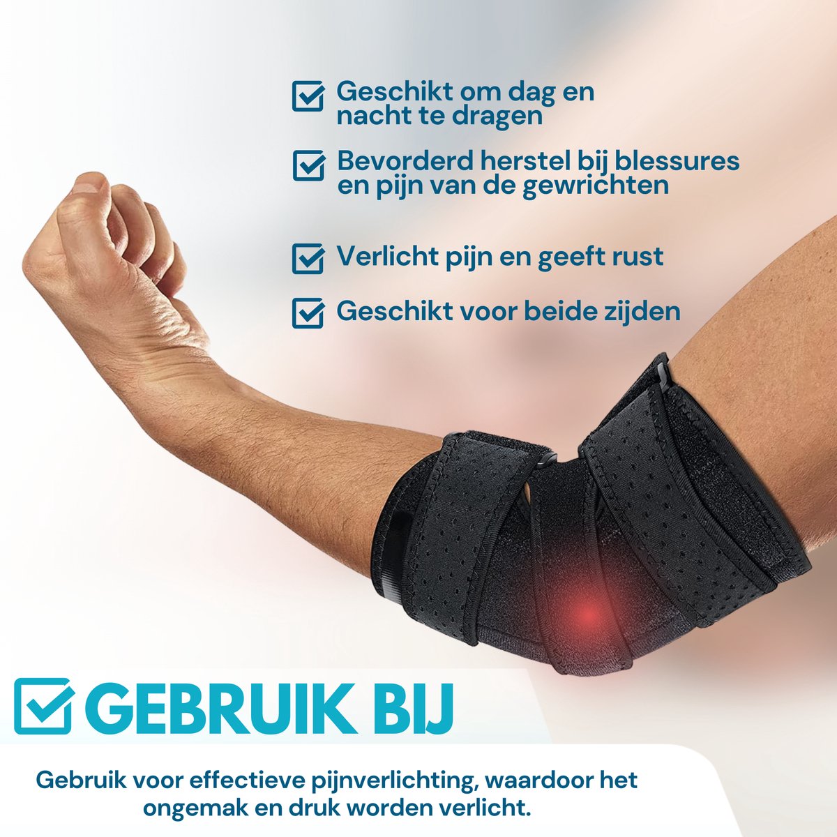 Elleboog Brace voor Tennisarm 1 Stuk