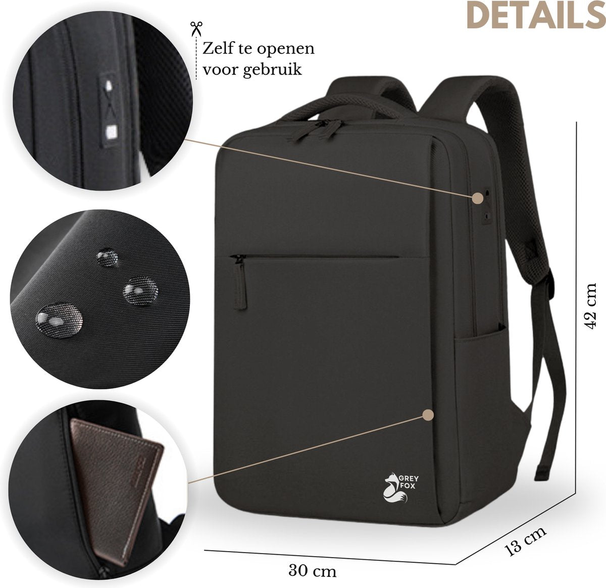 Laptop Rugzak 15.6 inch 30L Zwart