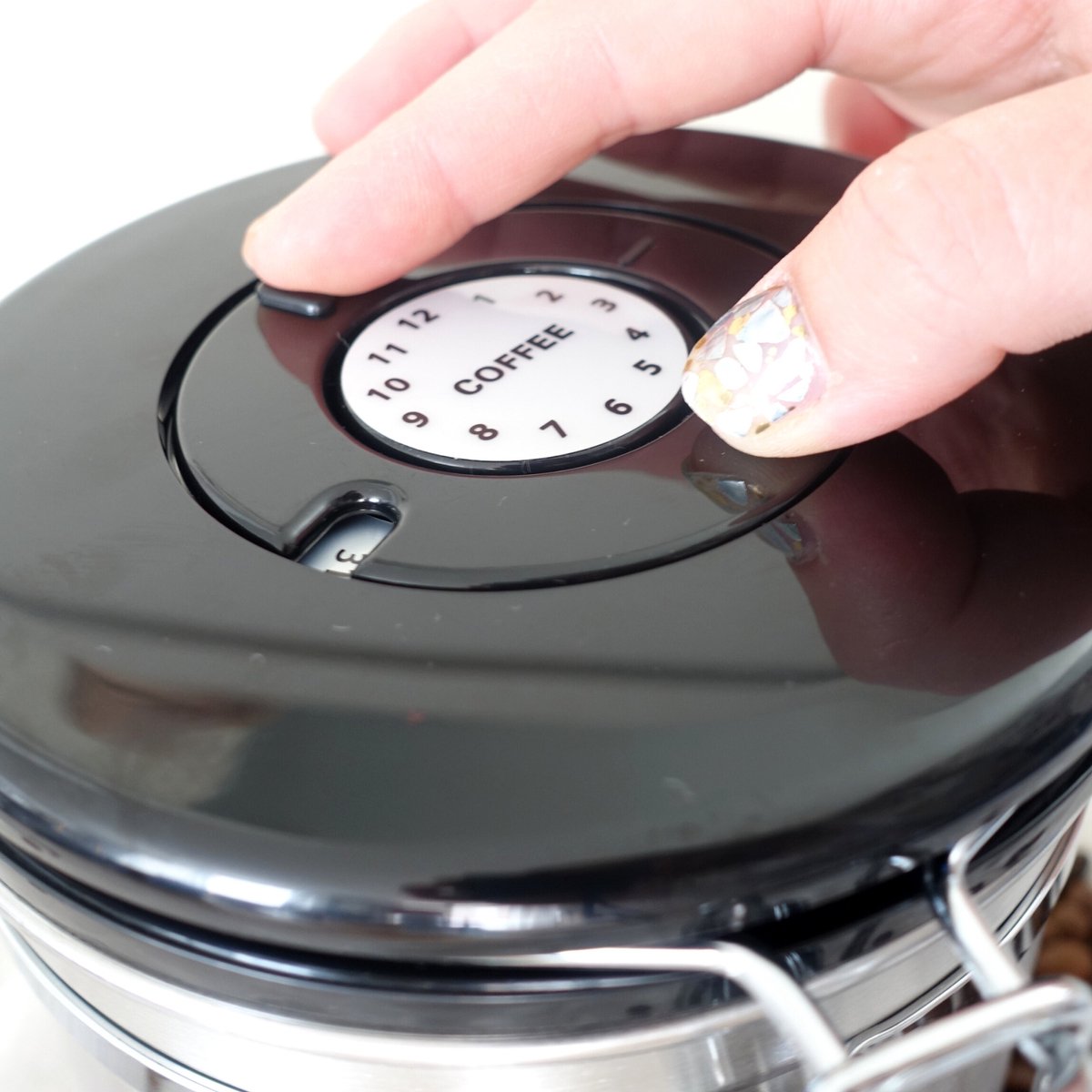 Koffieblik met CO² Ventilatie Zilver