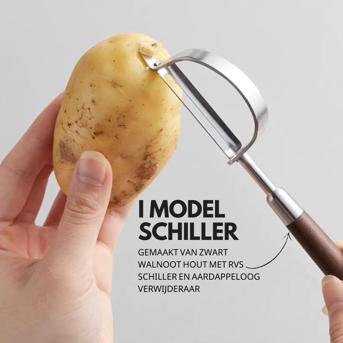 Dunschiller Set Walnoot Hout