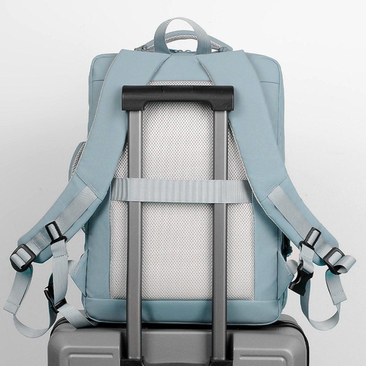 Laptop Rugzak USB 17inch 30L Licht Blauw