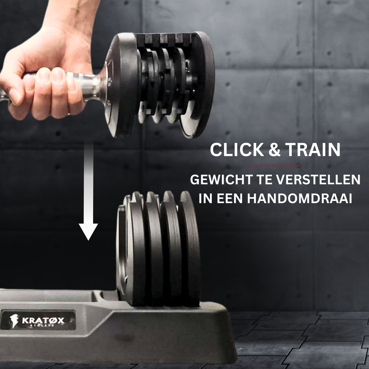 Verstelbare Dumbbell 2kg-12kg
