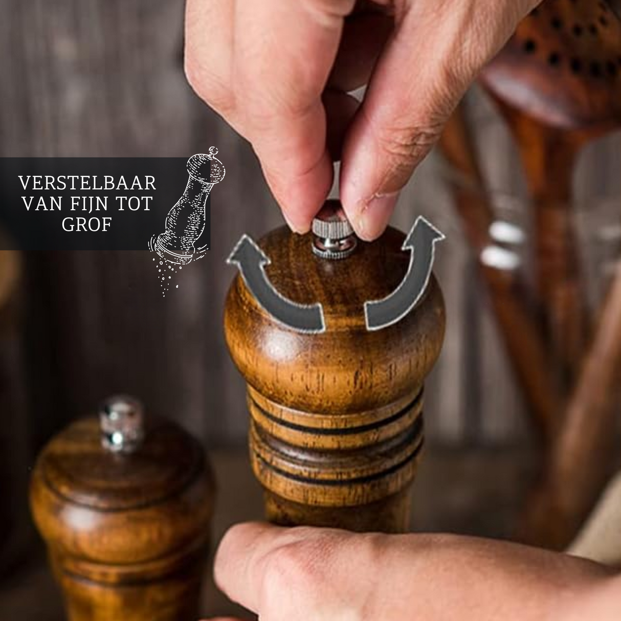 Peper- en Zoutmolen Mini