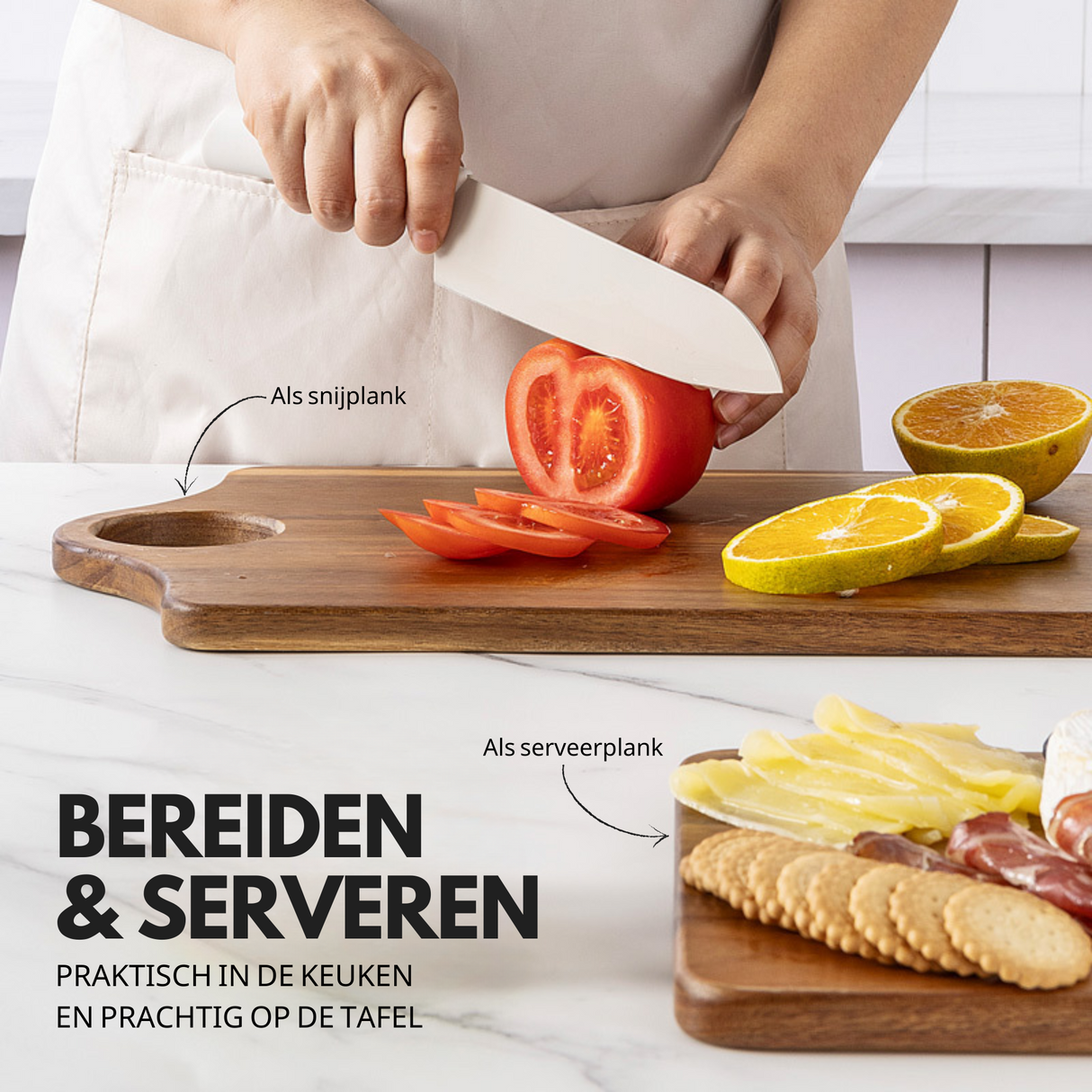 Serveerplanken Eucalyptushout