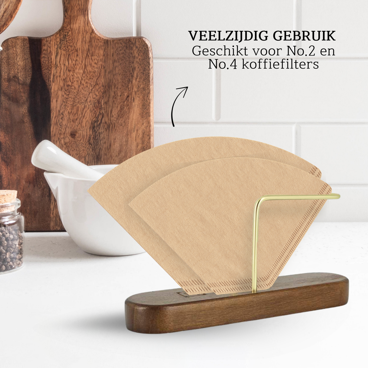 Servetten- Koffiefilter Houder