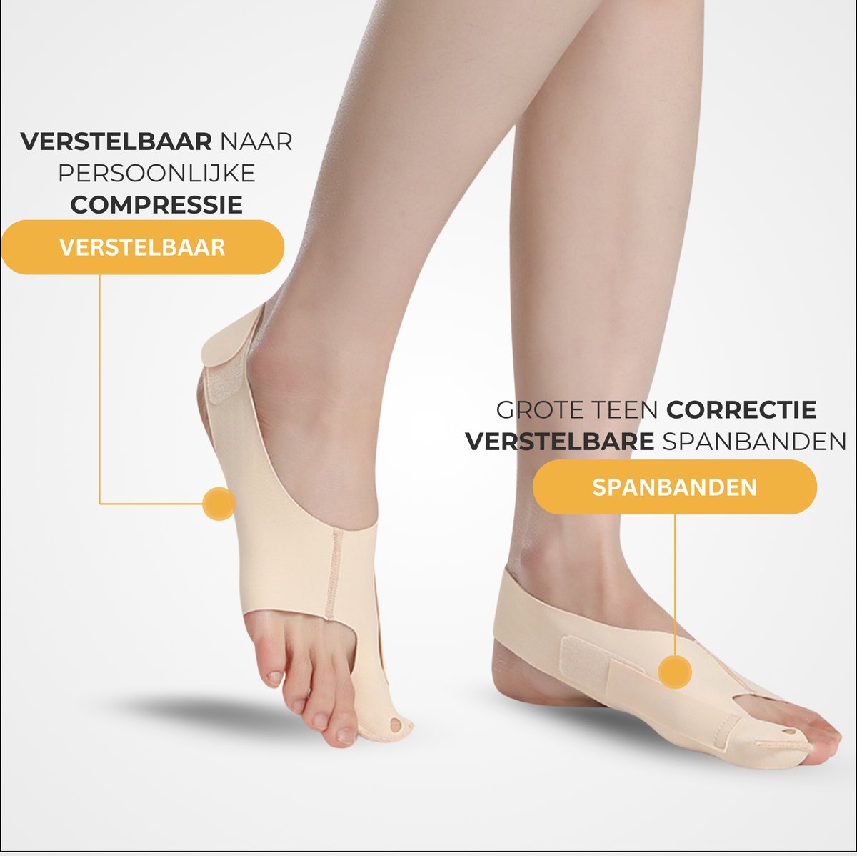 Hallux Valgus Bunion Grote Teen Spalk 2 Stuks