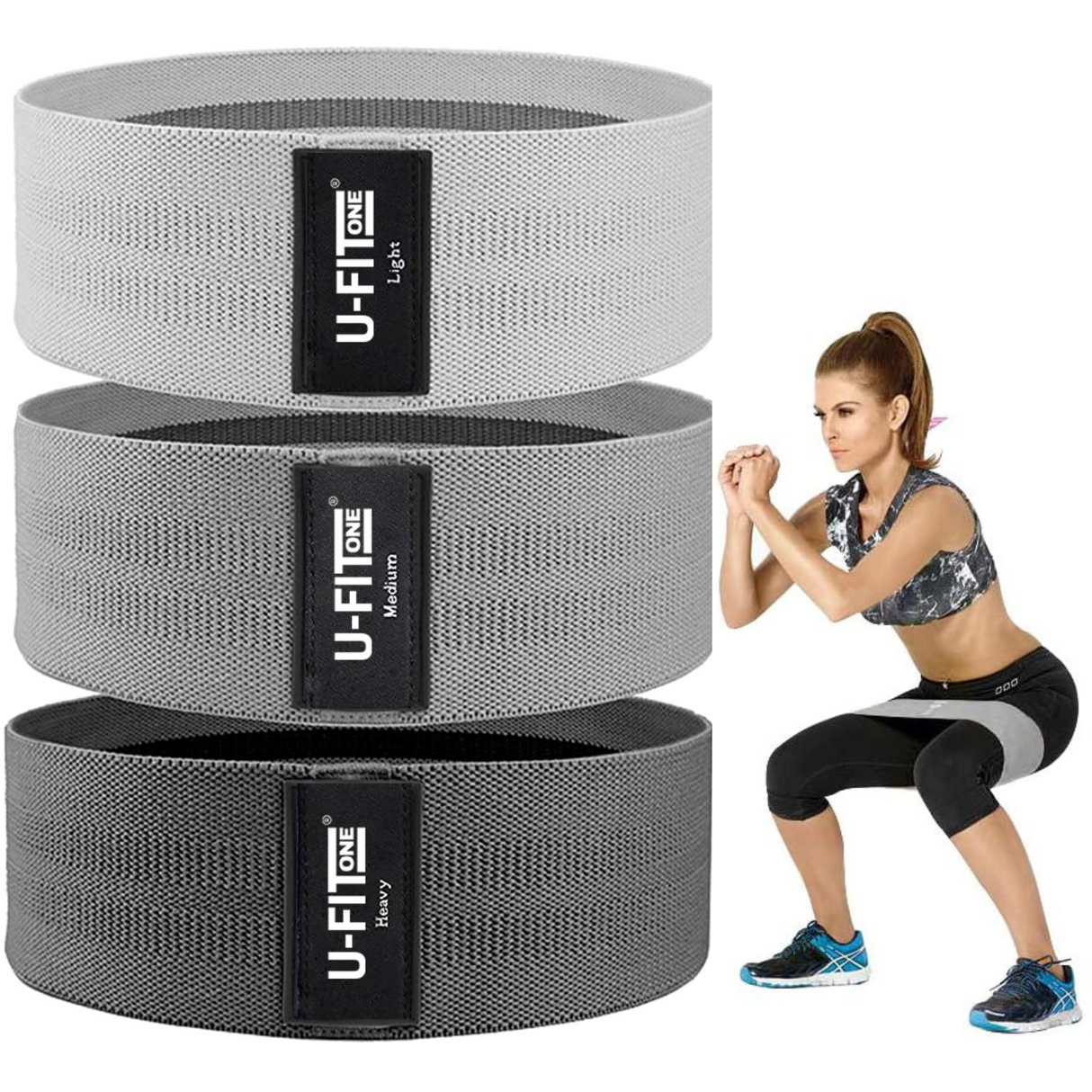 Weerstandsbanden Set Zwart