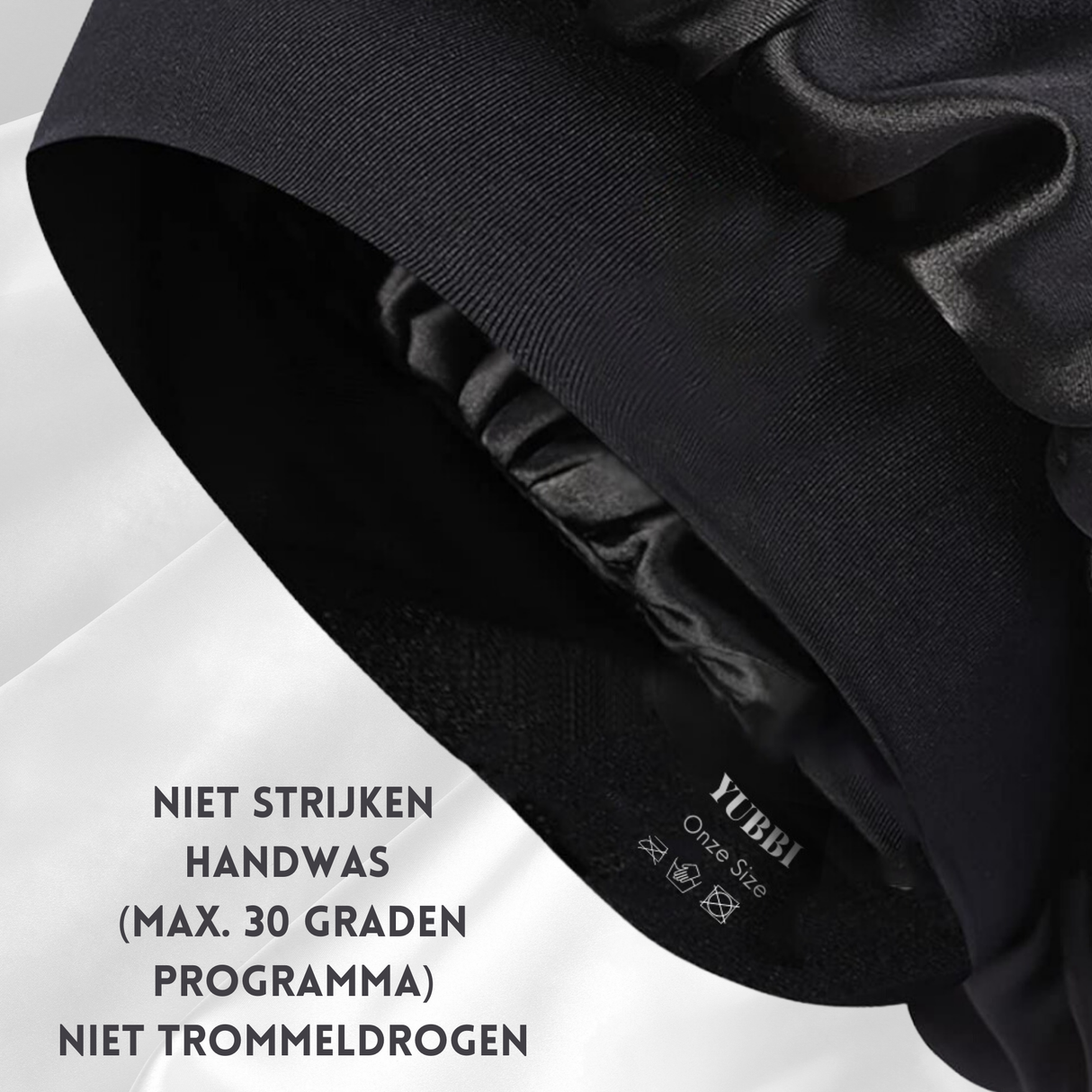 Bonnet Slaapmuts Zwart