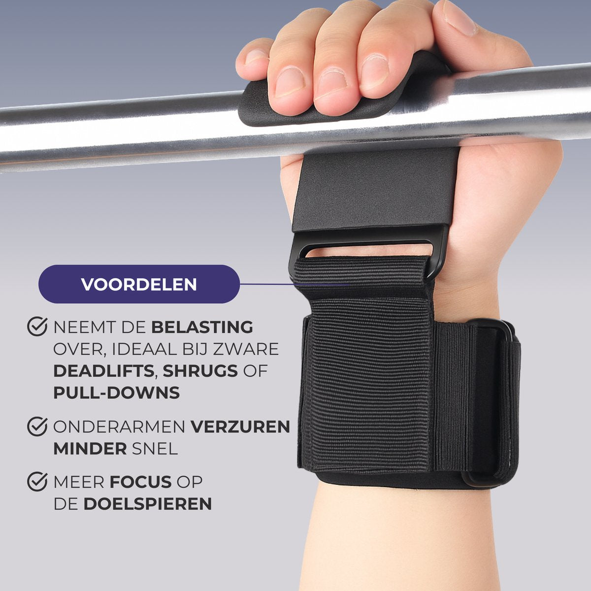 Lifting Straps met Haak