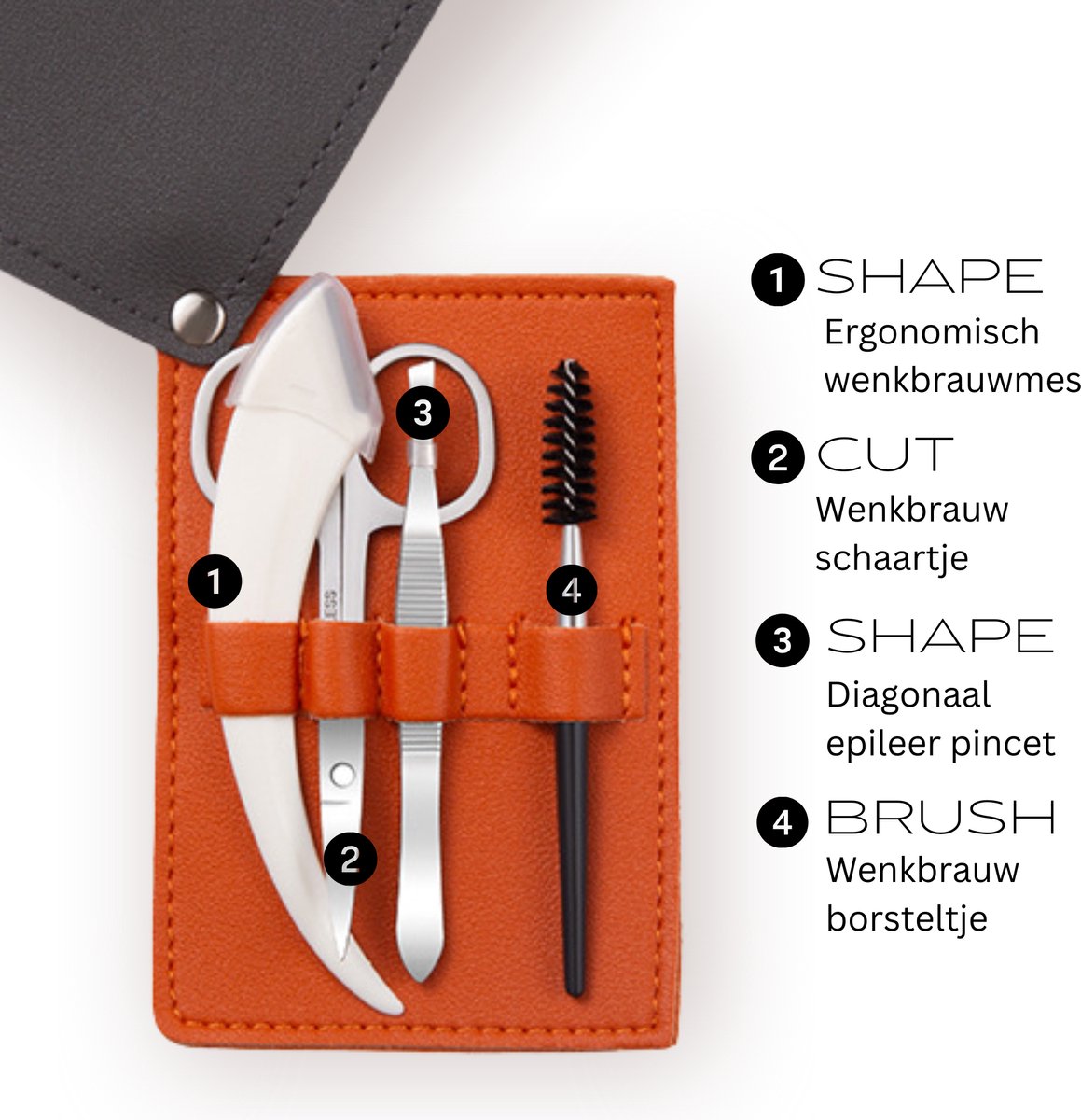 Wenkbrauw Epileer Pincet Set