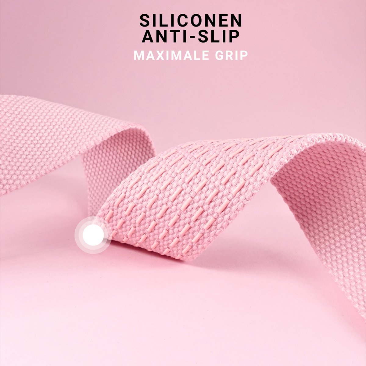 Lifting Straps Anti-Slip Roze