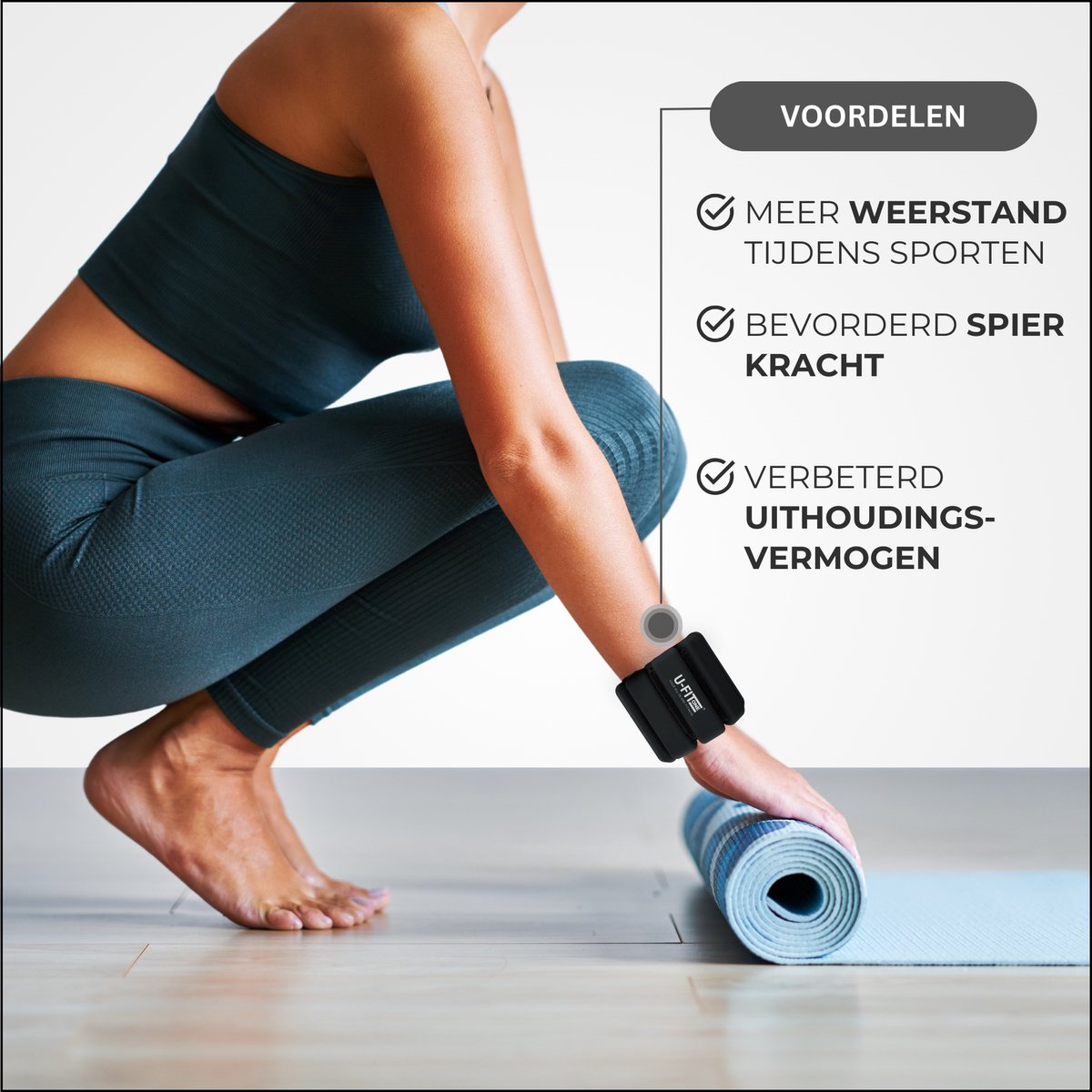 Enkel-Polsgewichten 0.22KG x 2 Stuks